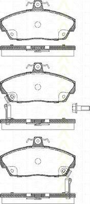 TRISCAN 8110 10013 комплект тормозных колодок, дисковый тормоз на ROVER 800 (XS)