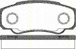 TRISCAN 8110 10533 комплект тормозных колодок, дисковый тормоз на FIAT DUCATO фургон (244)