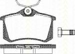 TRISCAN 8110 10864 комплект тормозных колодок, дисковый тормоз на VW PASSAT Variant (3A5, 35I)