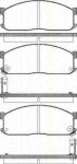 TRISCAN 8110 10873 комплект тормозных колодок, дисковый тормоз на FORD ECONOVAN фургон (KAA)