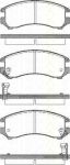 TRISCAN 8110 10887 комплект тормозных колодок, дисковый тормоз на NISSAN SUNNY II (N13)