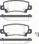 TRISCAN 8110 13031 комплект тормозных колодок, дисковый тормоз на TOYOTA COROLLA (CDE12_, ZZE12_, NDE12_, ZDE12_)