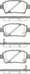TRISCAN 8110 13033 комплект тормозных колодок, дисковый тормоз на TOYOTA YARIS VERSO (_NLP2_, _NCP2_)