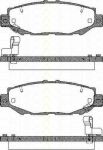 TRISCAN 8110 13039 комплект тормозных колодок, дисковый тормоз на LEXUS IS I (JCE1_, GXE1_)
