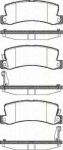 TRISCAN 8110 13040 комплект тормозных колодок, дисковый тормоз на TOYOTA AVENSIS (_T22_)