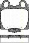 TRISCAN 8110 13042 комплект тормозных колодок, дисковый тормоз на LEXUS IS I (JCE1_, GXE1_)