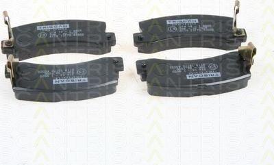 TRISCAN 8110 13172 комплект тормозных колодок, дисковый тормоз на TOYOTA CAMRY (_V2_)