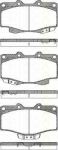 TRISCAN 8110 13178 комплект тормозных колодок, дисковый тормоз на TOYOTA LAND CRUISER 80 (_J8_)