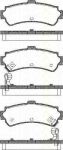 TRISCAN 8110 14006 комплект тормозных колодок, дисковый тормоз на NISSAN ALMERA I (N15)