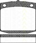 TRISCAN 8110 14023 комплект тормозных колодок, дисковый тормоз на NISSAN DATSUN 160 J (710, A10)