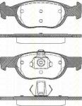TRISCAN 8110 15010 комплект тормозных колодок, дисковый тормоз на FIAT PUNTO (188)