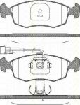 TRISCAN 8110 15015 комплект тормозных колодок, дисковый тормоз на FIAT PALIO Weekend (178DX)