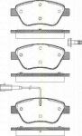 TRISCAN 8110 15019 комплект тормозных колодок, дисковый тормоз на FIAT PANDA (169)