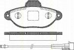 TRISCAN 8110 15176 комплект тормозных колодок, дисковый тормоз на FIAT PUNTO (176)