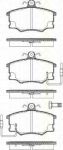 TRISCAN 8110 15867 комплект тормозных колодок, дисковый тормоз на FIAT CROMA (154)