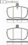 TRISCAN 8110 15946 комплект тормозных колодок, дисковый тормоз на FORD TRANSIT c бортовой платформой/ходовая часть (E_ _)