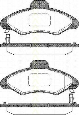 TRISCAN 8110 16003 комплект тормозных колодок, дисковый тормоз на FORD ESCORT VII седан (GAL, AFL)