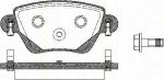 TRISCAN 8110 16006 комплект тормозных колодок, дисковый тормоз на JAGUAR X-TYPE (CF1)