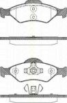 TRISCAN 8110 16014 комплект тормозных колодок, дисковый тормоз на FORD FIESTA IV (JA_, JB_)