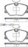 TRISCAN 8110 23001 комплект тормозных колодок, дисковый тормоз на MERCEDES-BENZ 190 (W201)