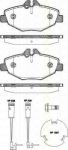TRISCAN 8110 23038 комплект тормозных колодок, дисковый тормоз на MERCEDES-BENZ E-CLASS (W211)