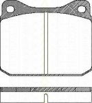 TRISCAN 8110 23235 комплект тормозных колодок, дисковый тормоз на VW LT 28-35 I автобус (281-363)