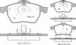 TRISCAN 8110 24011 комплект тормозных колодок, дисковый тормоз на SAAB 900 II купе