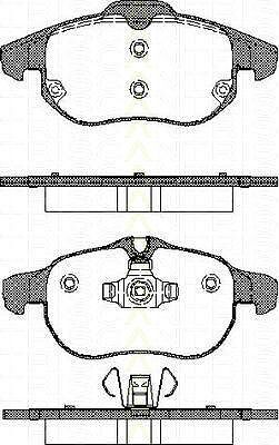 TRISCAN 8110 24020 комплект тормозных колодок, дисковый тормоз на OPEL SIGNUM