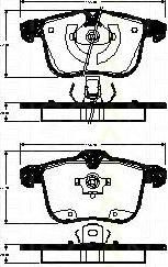 TRISCAN 8110 24026 комплект тормозных колодок, дисковый тормоз на OPEL VECTRA C универсал