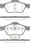 TRISCAN 8110 25013 комплект тормозных колодок, дисковый тормоз на RENAULT LAGUNA III (BT0/1)