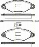 TRISCAN 8110 25015 комплект тормозных колодок, дисковый тормоз на NISSAN KUBISTAR фургон (X80)