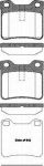 TRISCAN 8110 28004 комплект тормозных колодок, дисковый тормоз на PEUGEOT 406 Break (8E/F)