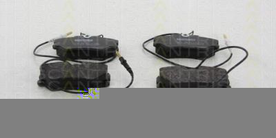 TRISCAN 8110 28040 комплект тормозных колодок, дисковый тормоз на PEUGEOT 306 (7B, N3, N5)