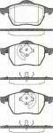TRISCAN 8110 29005 комплект тормозных колодок, дисковый тормоз на SKODA OCTAVIA (1U2)