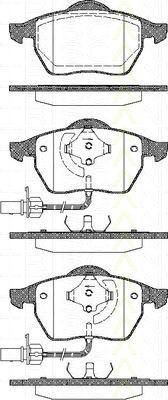 TRISCAN 8110 29016 комплект тормозных колодок, дисковый тормоз на SKODA SUPERB (3U4)