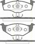 TRISCAN 8110 29017 комплект тормозных колодок, дисковый тормоз на VW POLO Variant (6KV5)