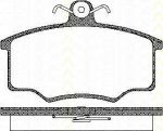TRISCAN 8110 29945 комплект тормозных колодок, дисковый тормоз на AUDI 80 (81, 85, B2)