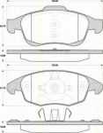TRISCAN 8110 38005 комплект тормозных колодок, дисковый тормоз на CITROEN BERLINGO (B9)