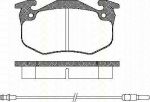 TRISCAN 8110 38045 комплект тормозных колодок, дисковый тормоз на PEUGEOT 205 II (20A/C)