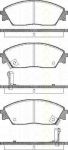 TRISCAN 8110 40977 комплект тормозных колодок, дисковый тормоз на HONDA PRELUDE III (BA)