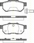 TRISCAN 8110 40978 комплект тормозных колодок, дисковый тормоз на ACURA INTEGRA купе