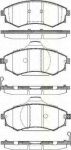TRISCAN 8110 43012 комплект тормозных колодок, дисковый тормоз на HYUNDAI LANTRA II Wagon (J-2)