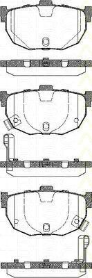 TRISCAN 8110 43026 комплект тормозных колодок, дисковый тормоз на HYUNDAI LANTRA II Wagon (J-2)