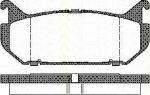 TRISCAN 8110 50184 комплект тормозных колодок, дисковый тормоз на MAZDA 626 IV Hatchback (GE)