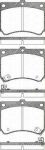 TRISCAN 8110 50186 комплект тормозных колодок, дисковый тормоз на MAZDA 323 C IV (BG)