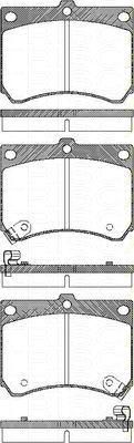 TRISCAN 8110 50186 комплект тормозных колодок, дисковый тормоз на MAZDA 323 C IV (BG)