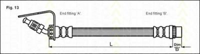 TRISCAN 8150 12109 тормозной шланг на ALFA ROMEO 159 (939)