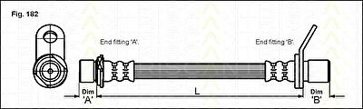 TRISCAN 8150 13221 тормозной шланг на TOYOTA AVENSIS (_T22_)