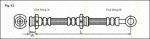 TRISCAN 8150 14138 тормозной шланг на NISSAN ALMERA I (N15)
