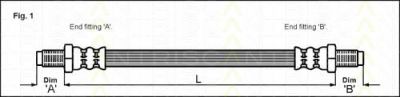 TRISCAN 8150 16104 тормозной шланг на FORD TAUNUS '80 (GBS, GBNS)